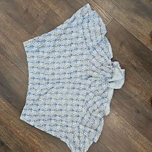 Maeve Ruffled  pineapple print Anthropologie shorts 6